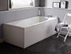 Nuie Linton White Square Single-Ended Bath