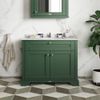 Hudson Reed Old London Hunter Green Sand Free Standing Single Drawer/2-Door Cabinet & 1 Tap Basin