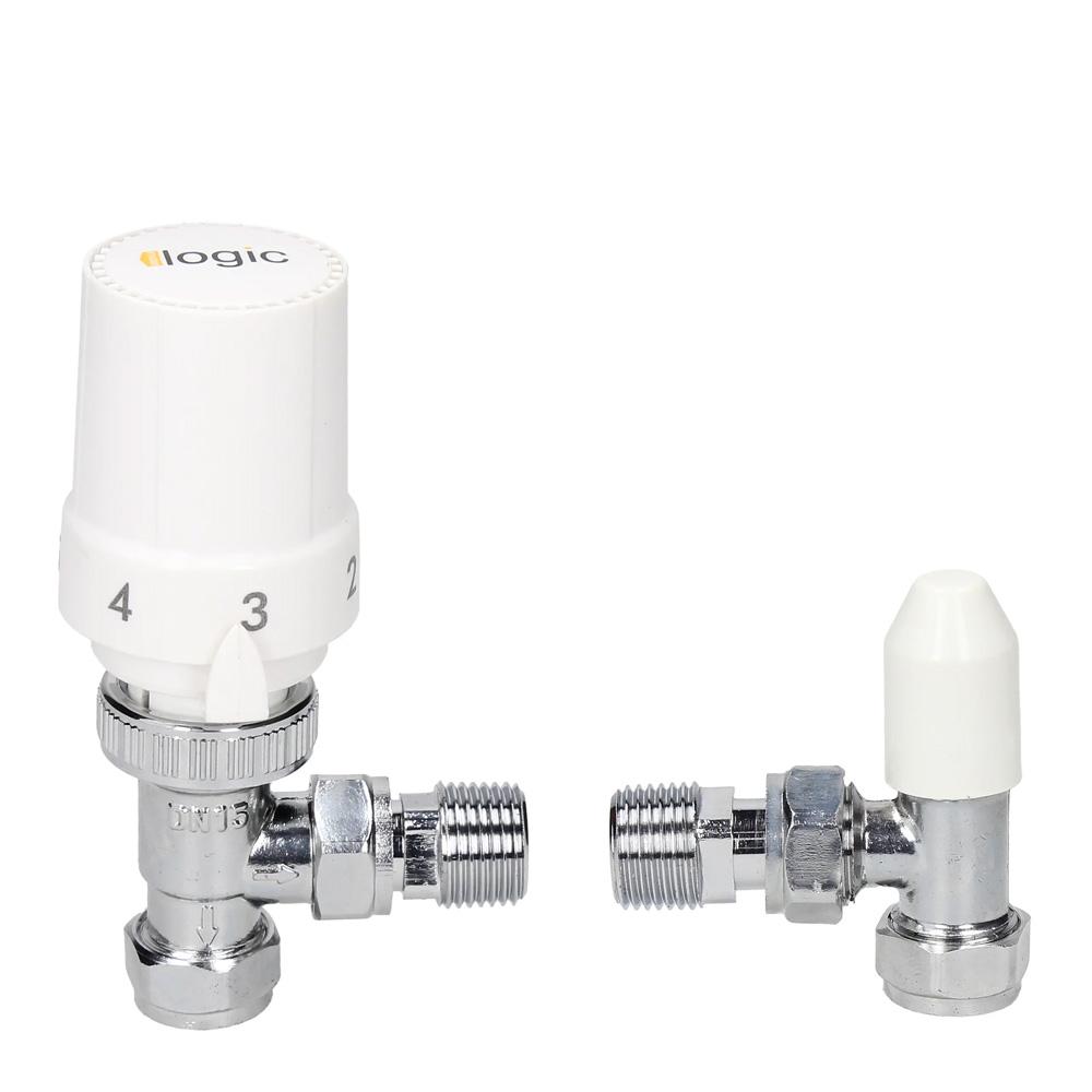 Logic TRV & Lockshield Twin Pack - 15mm