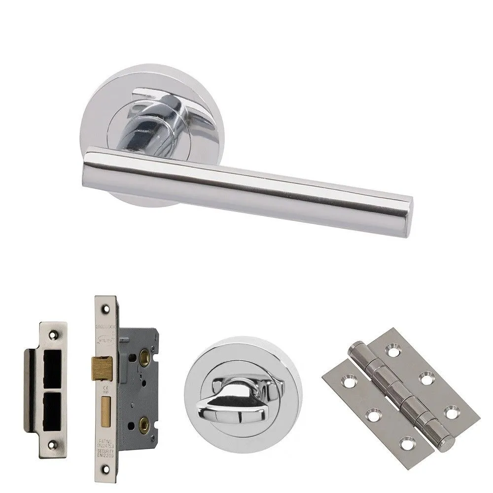 loire bathroom door handle pack