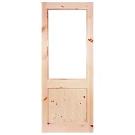 LPD 2XG Redwood 1 Panel Unfinished Unglazed External Door