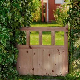 LPD 4 Panel Unfinished Redwood External 600 Gate