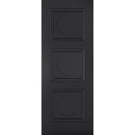 LPD Antwerp 3 Panel Primed Black Internal Door