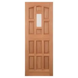 LPD Elizabethan Hardwood Unfinished Unglazed External Front Door