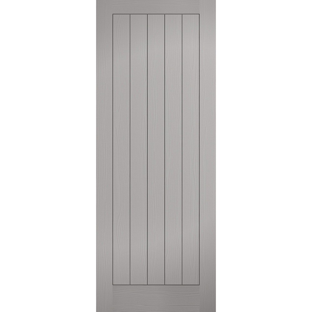 LPD Fully Finished Moulded Textured Grey Cottage Internal FD30 Fire Door