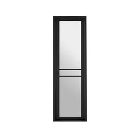 LPD Greenwich W8 Black Primed Clear Glass Internal Sidelight