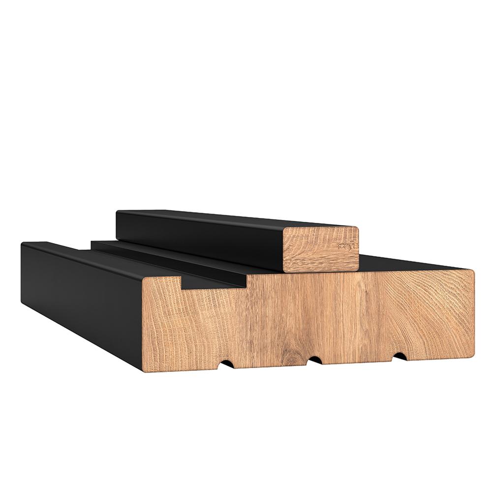 LPD Internal Black Primed FD30 Fire Rated Door Lining with Loose Stop