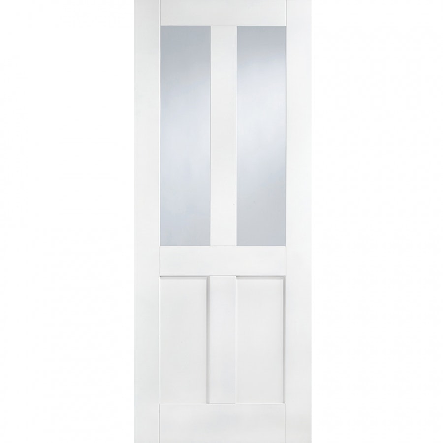 LPD London White Primed Glazed Internal Door