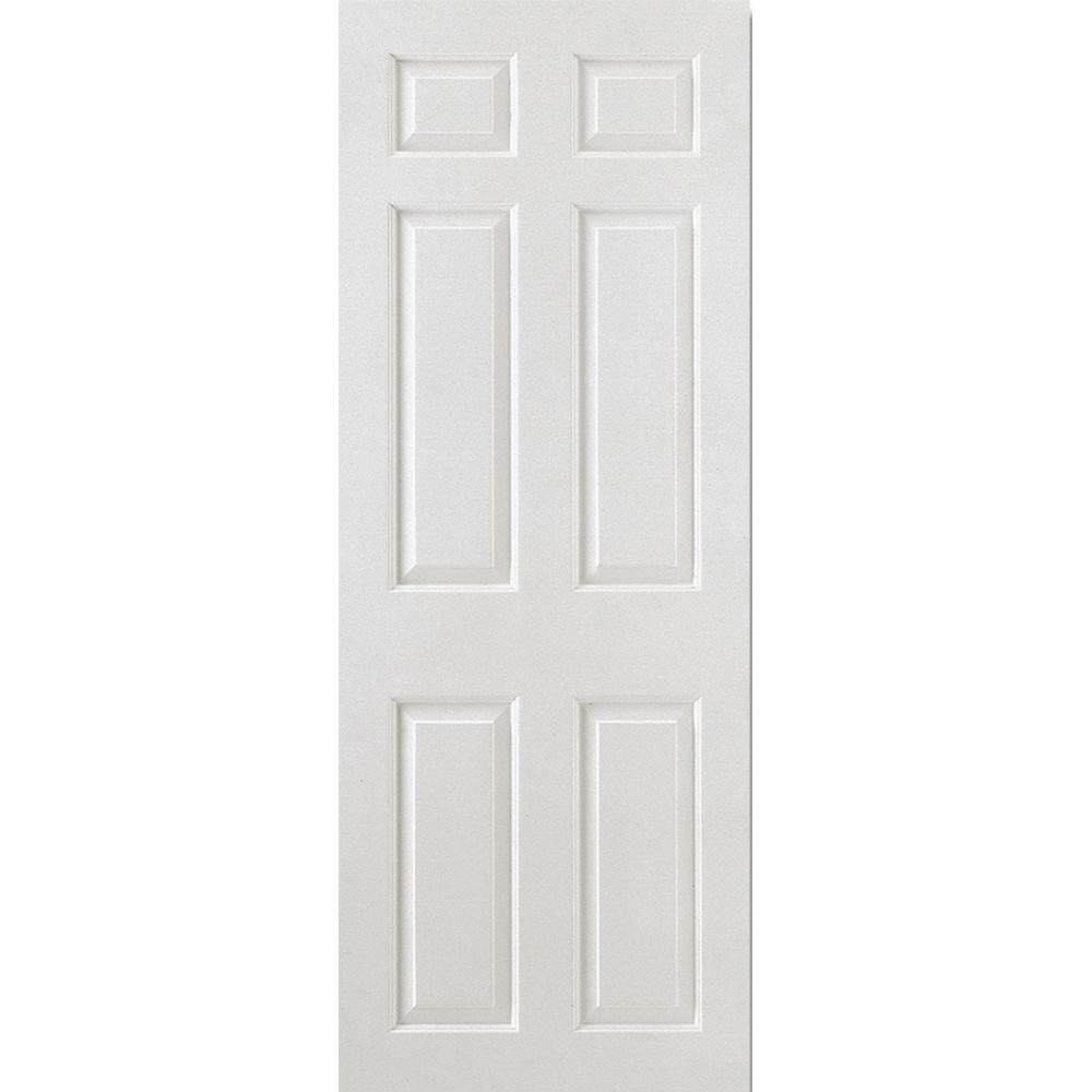 LPD Square Top 6 Panel Smooth White Primed Internal FD30 Fire Door