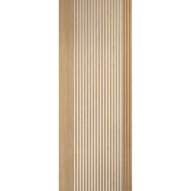 LPD Melbourne Fully Finished Oak Clear Glass Internal Door - 1981mm x ...