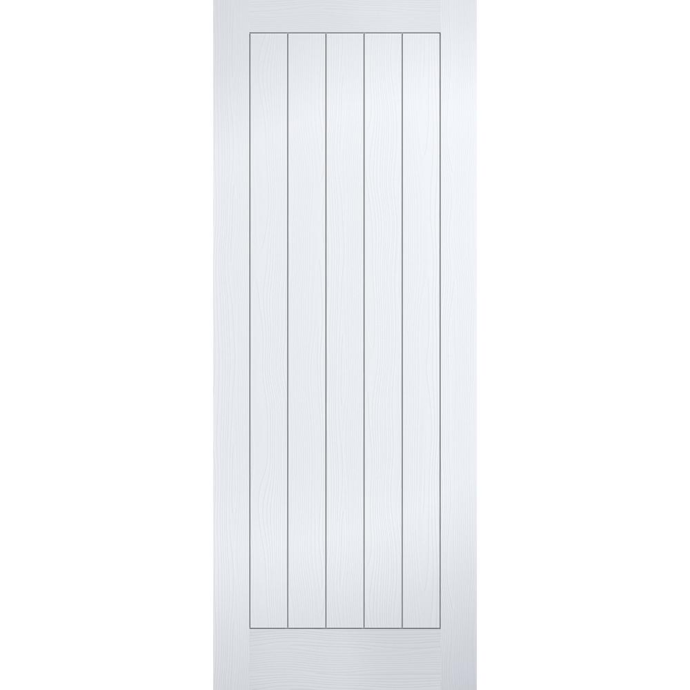 LPD Mexicano 5 Panel Textured White Primed Internal FD30 Fire Door