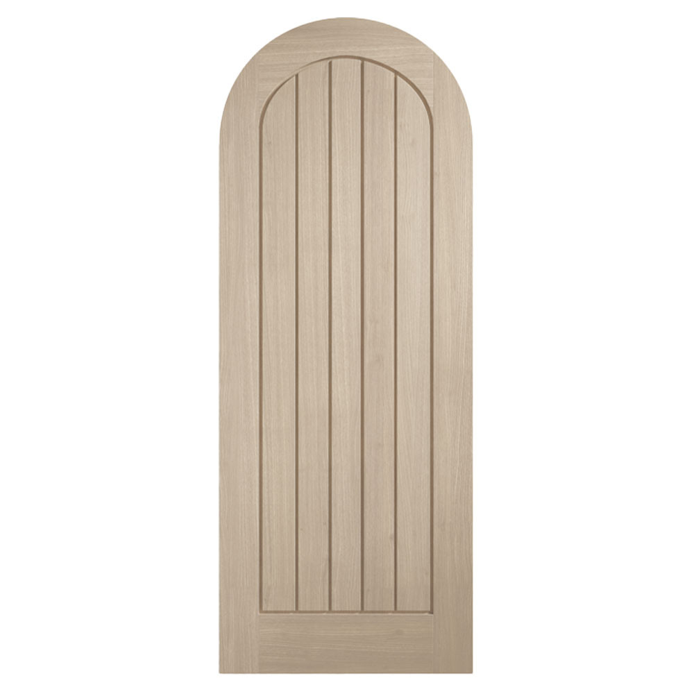 LPD Mexicano Cottage Fully Finished Blonde Oak Curved Top Internal Door
