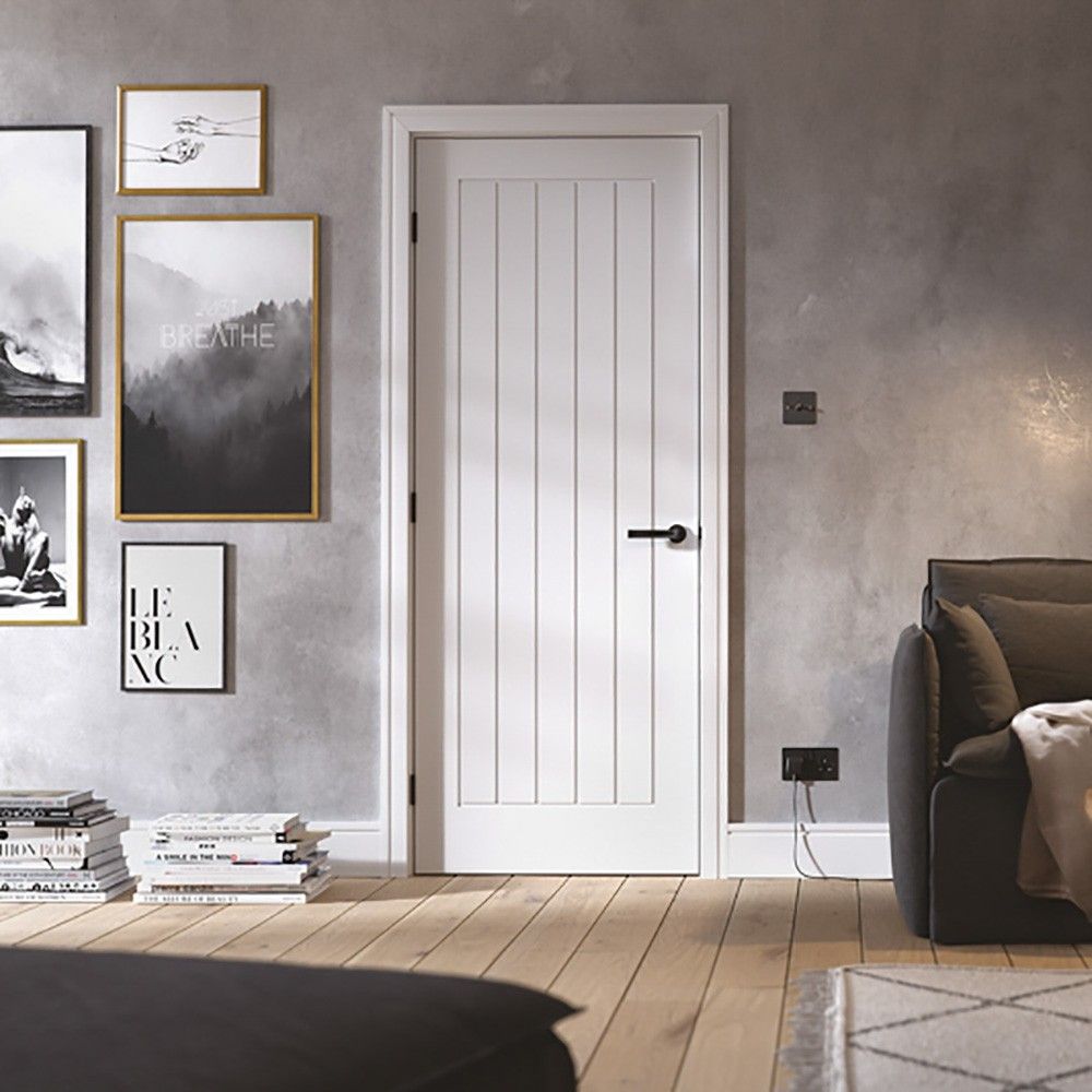 LPD Mexicano White Primed Internal Cottage Door | Door Superstore®