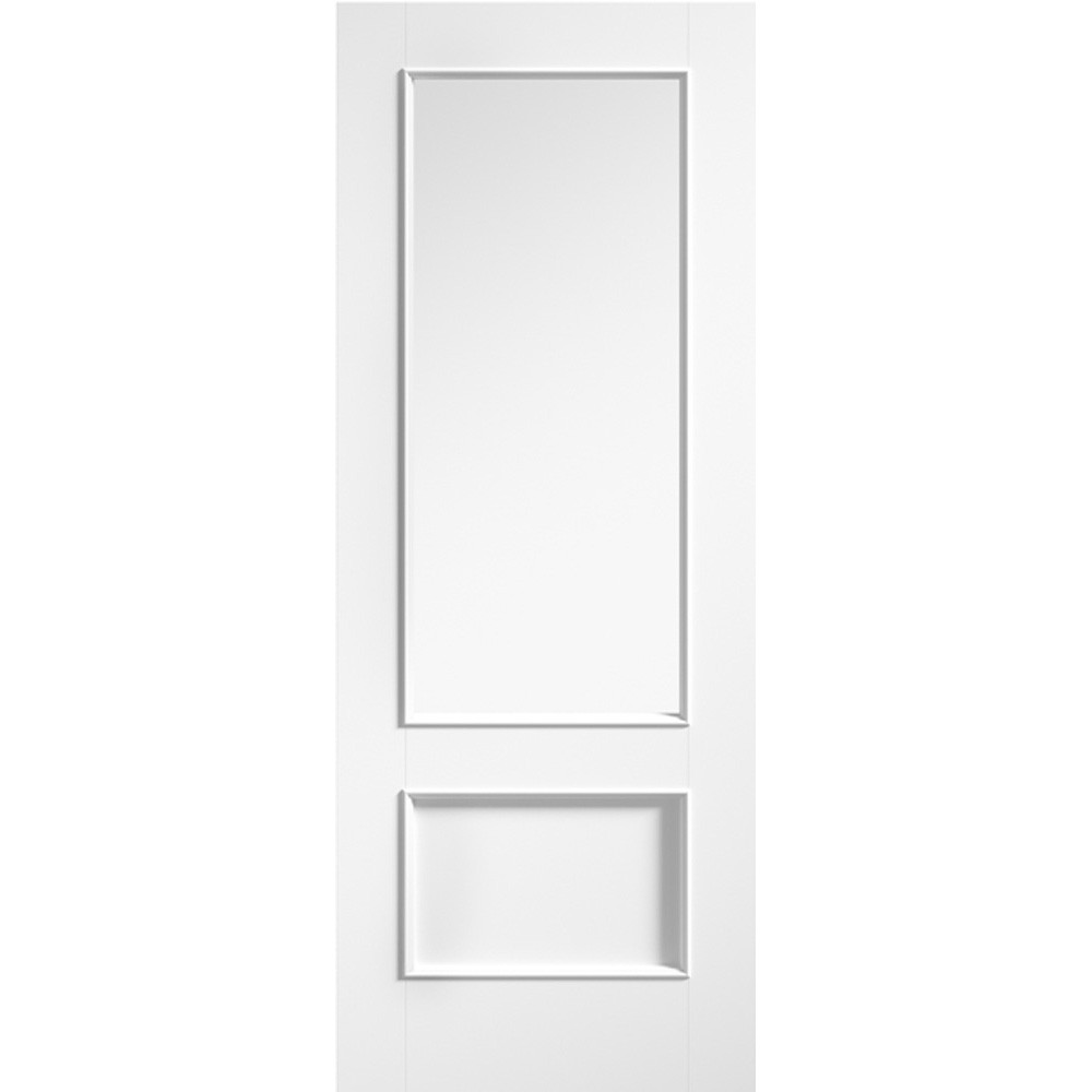 LPD Murcia 1 Panel Primed White 1 Light Clear Glass Internal Door