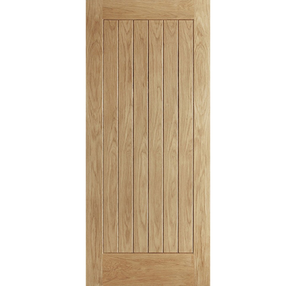 LPD Norfolk Oak Unfinished External Front Door
