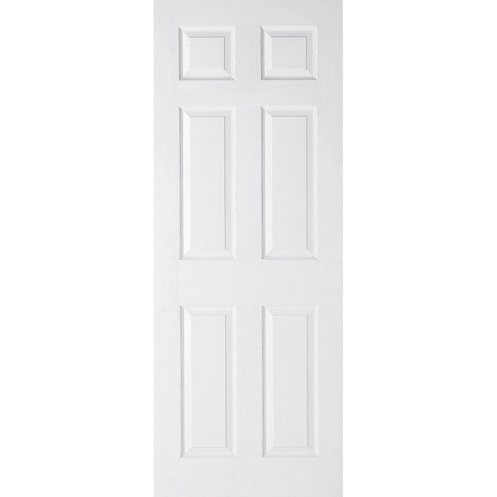 LPD Regency 6 Panel Textured White Primed Internal Door