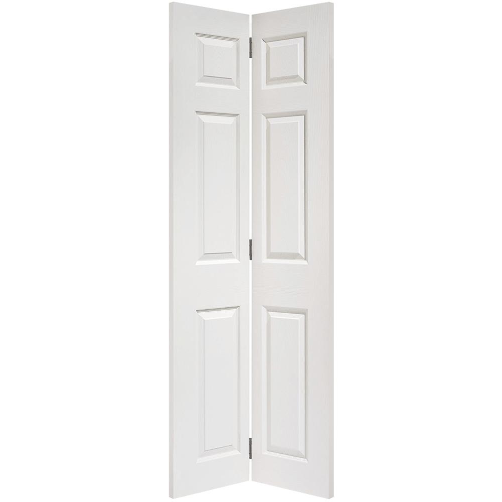 LPD Regency Textured 6 Panel White Primed Internal Bi-fold Door