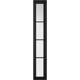 LPD Soho W6 Fully Finished Black 4 Light Clear Glass Internal Sidelight