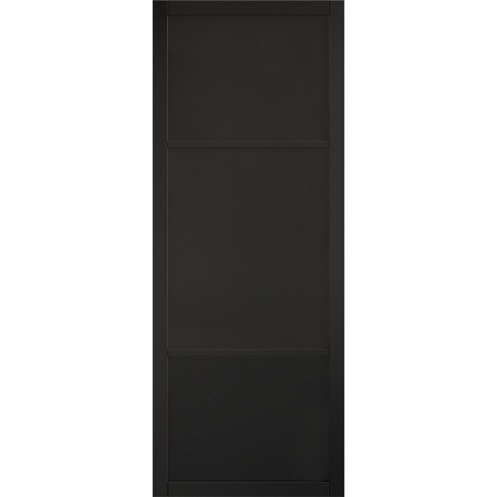 LPD Sutton 3 Panel Fully Finished Black Internal Door