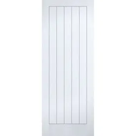 LPD Textured White Primed Cottage Internal Door