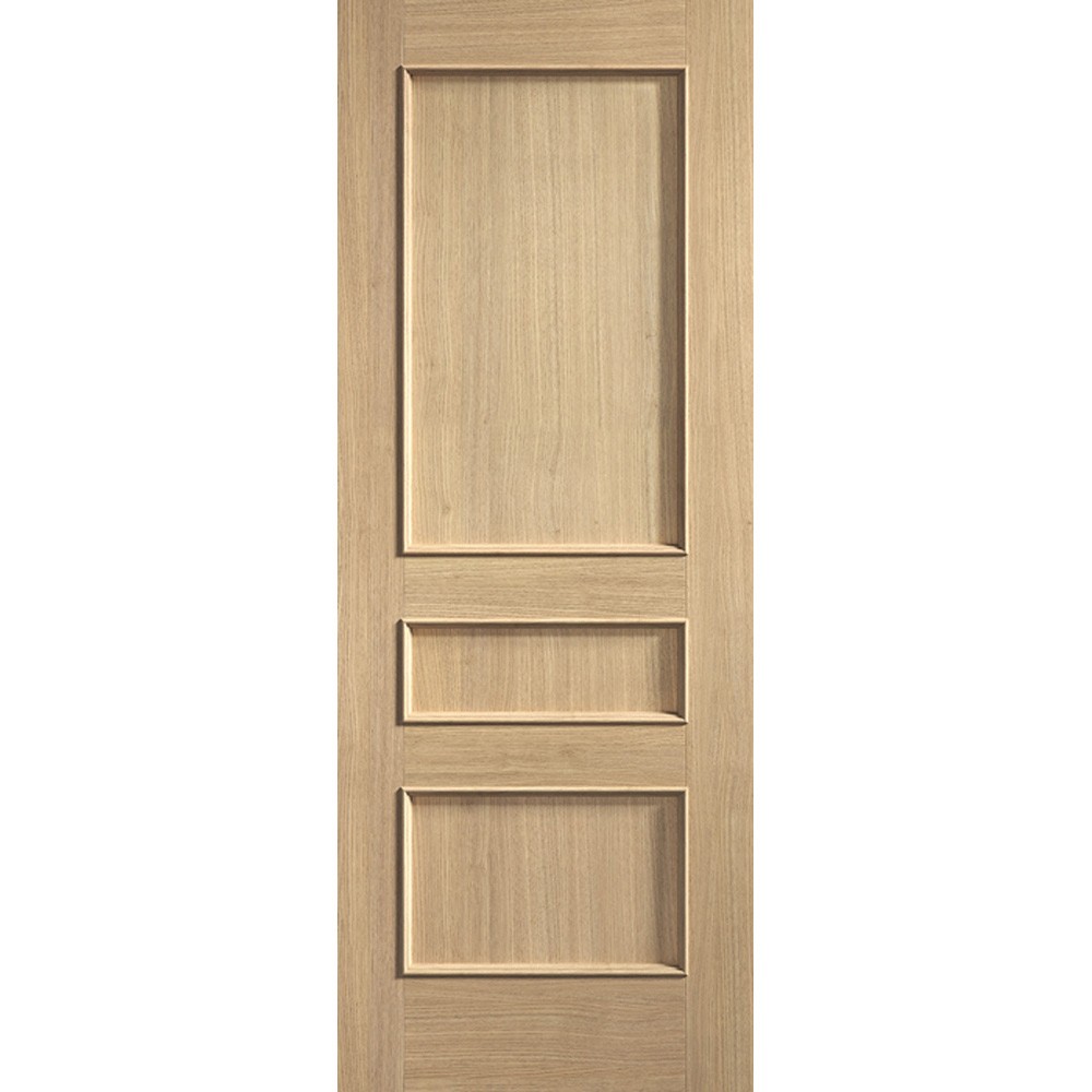 LPD Toledo Fully Finished 3 Panel Oak Internal Door