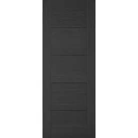LPD Vancouver 5 Panel Fully Finished Charcoal Black Internal Door
