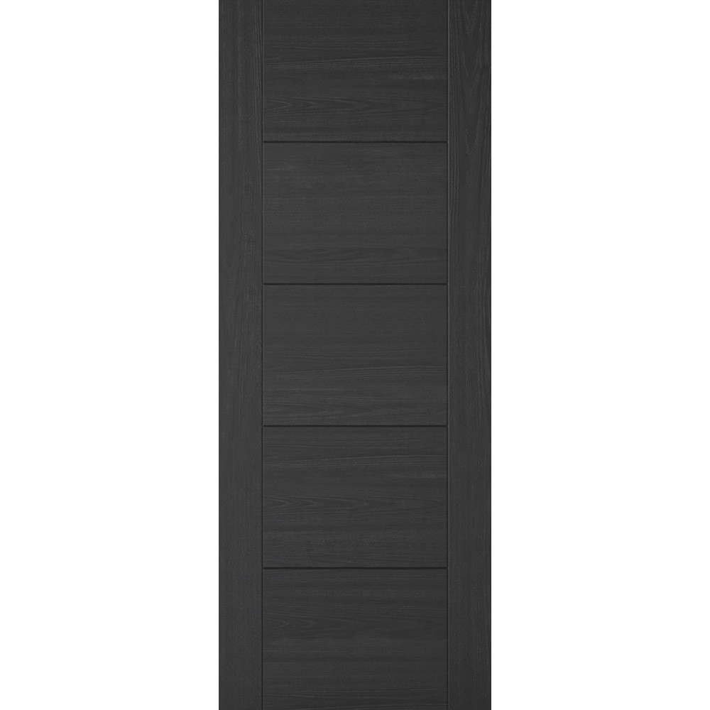 LPD Vancouver 5 Panel Fully Finished Charcoal Black Internal FD30 Fire Door