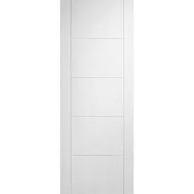 LPD Vancouver 5 Panel White Primed Internal Flush FD60 Fire Door