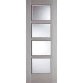 LPD Vancouver Fully Finished Light Grey 4 Light Glazed Internal FD30 Fire Door