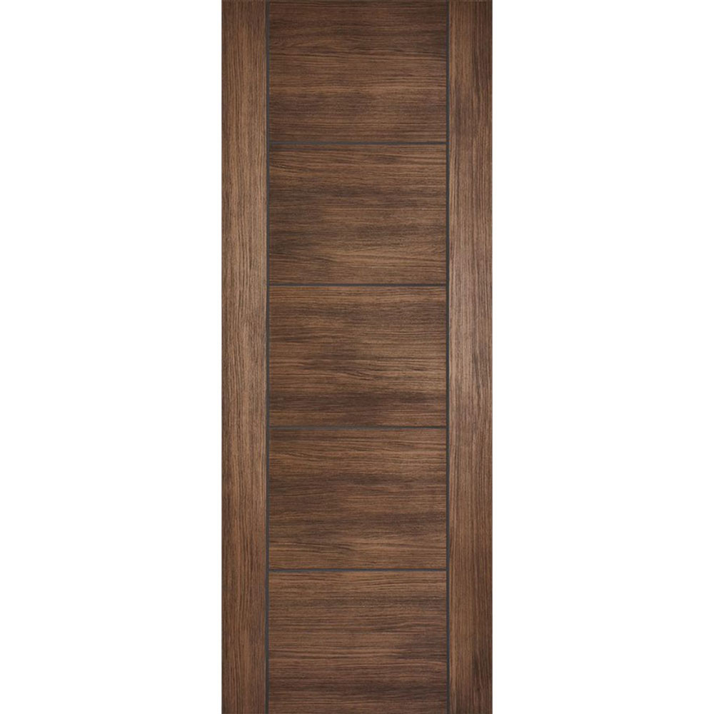 LPD Vancouver 5 Panel Fully Finished Walnut Internal FD30 Fire Door