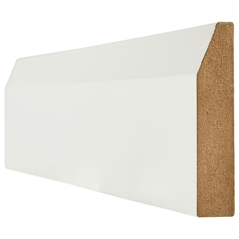 LPD White Primed Chamfered Skirting