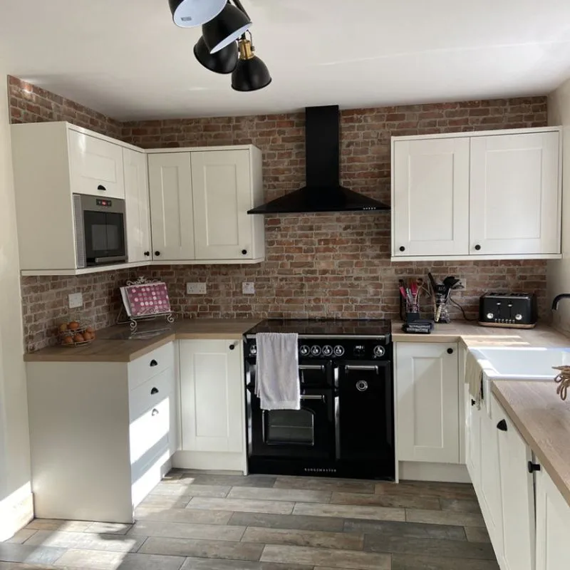 Brick Kitchen Floor Tile Designs Stick On Tiles Brown Brick Pattern