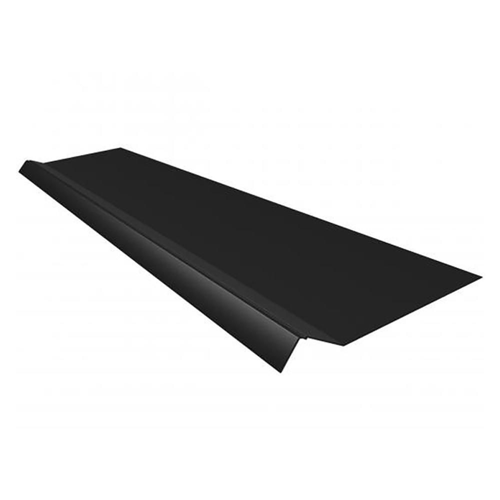 Manthorpe G1281 Black PVC Felt Support Tray - 1500mm Length (Pack of 10)