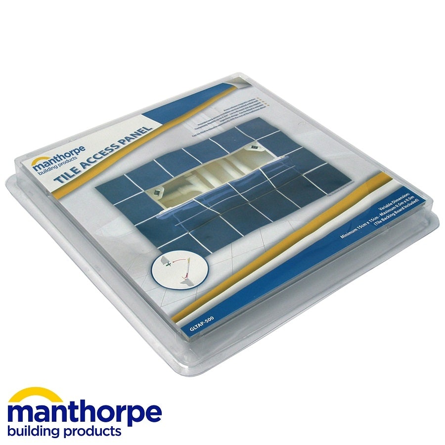 Manthorpe GLTAP - 500 Tile Access Panel 150mm2 to 465mm2 - Pack of 3