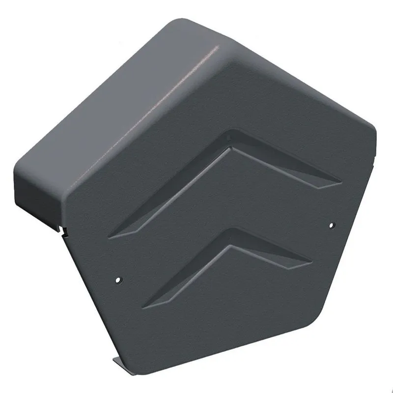 Modern Ridge End Cap Manthorpe Pair of SmartVerge Polypropylene Angled Ridge End Cap ...
