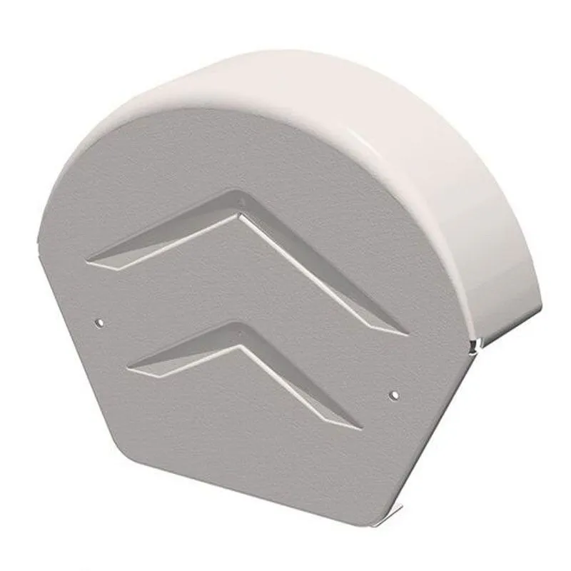 Half Ridge Manthorpe SmartVerge uPVC Half Round Ridge End Cap - 2 Pack | Roofing ...