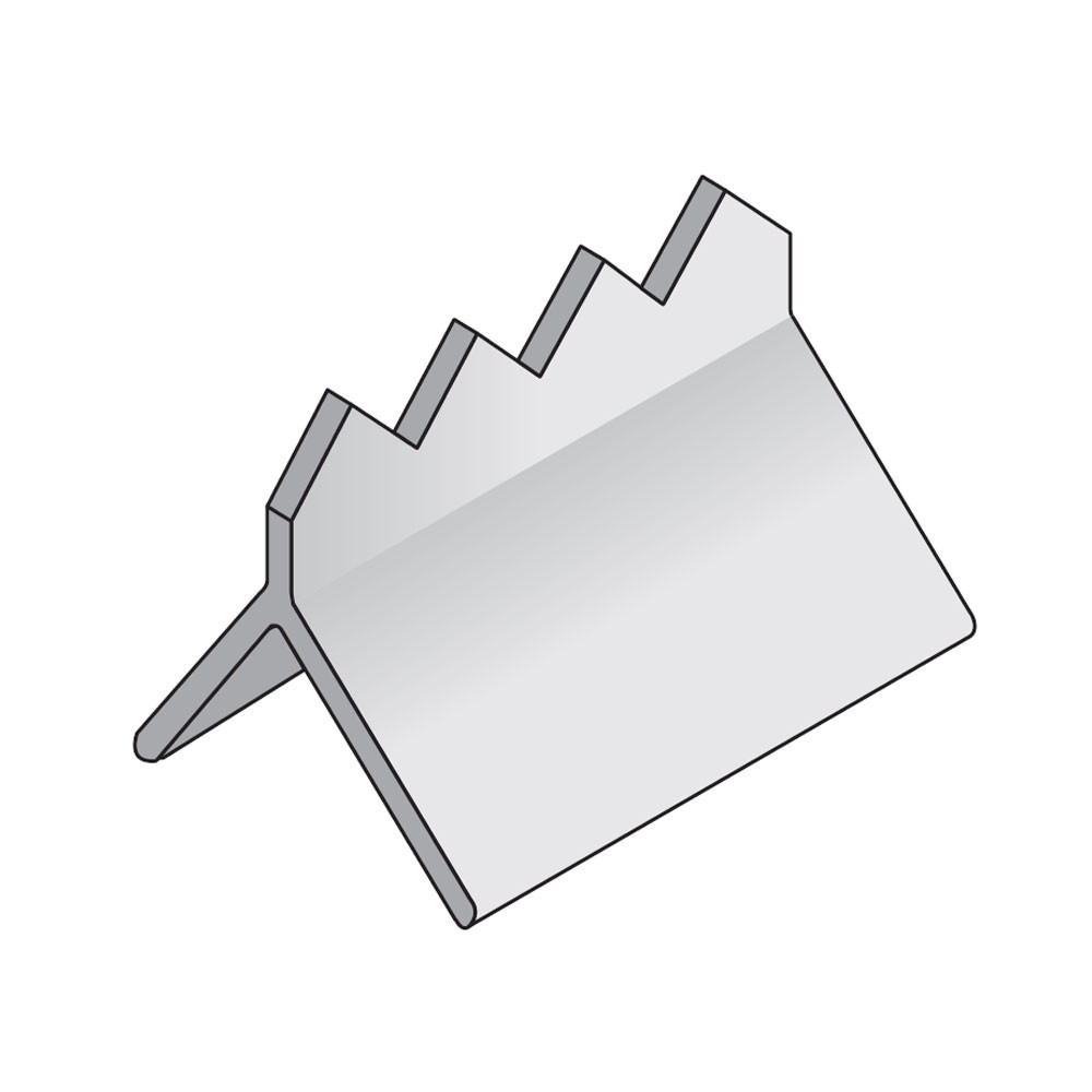 Marley 305mm Cocks Comb Crested Clay Decorative Ridge Tile