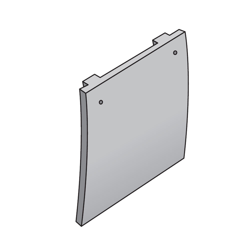 Marley Acme Single Camber Clay Eaves/Top Roof Tile
