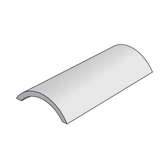 Marley 305mm Third Round Ridge/Hip Tile | Roofing Superstore®