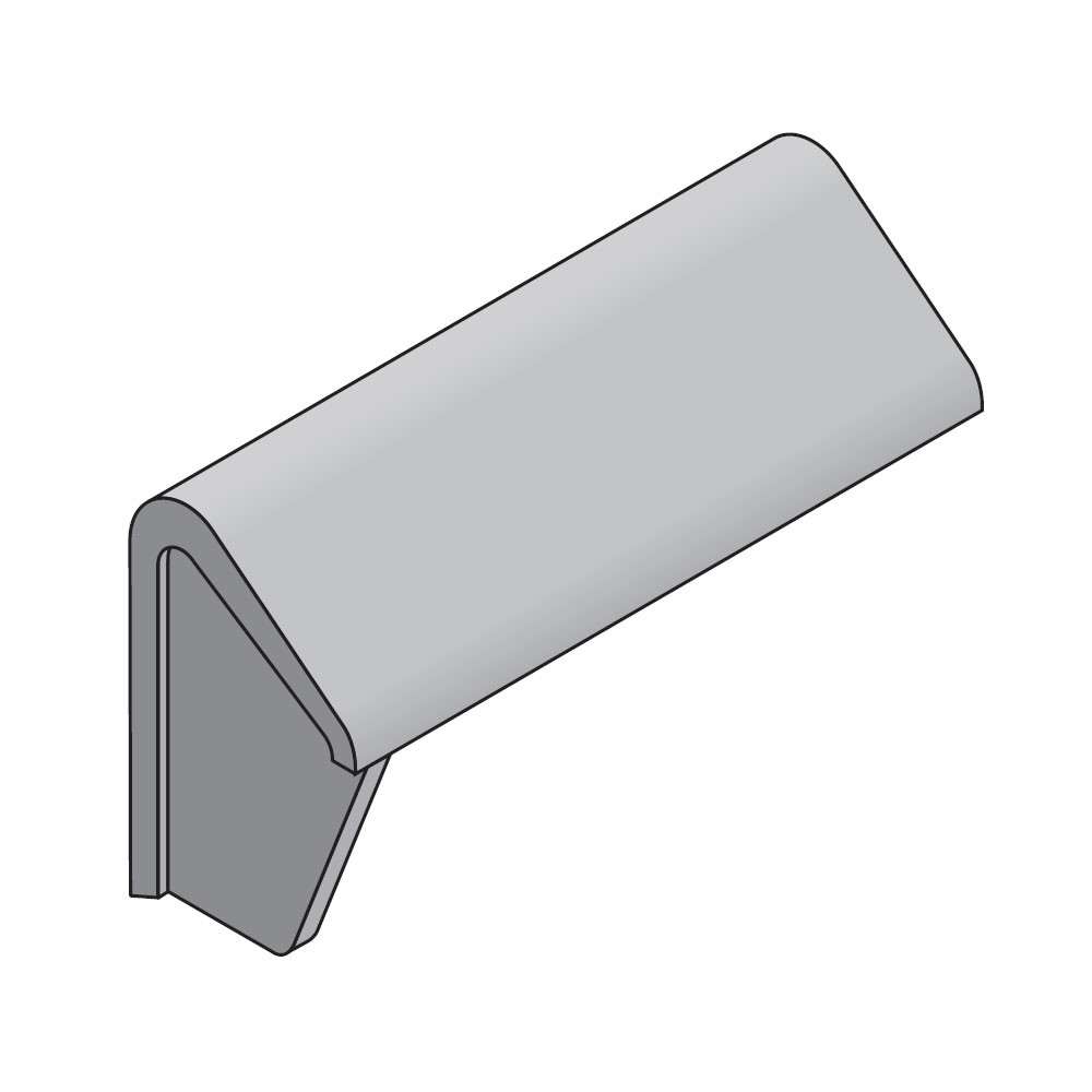 Marley Concrete Modern Mono Stop End Ridge