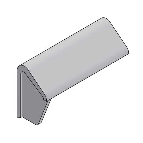 Marley Concrete Modern Mono Stop End Ridge | Roofing Superstore®