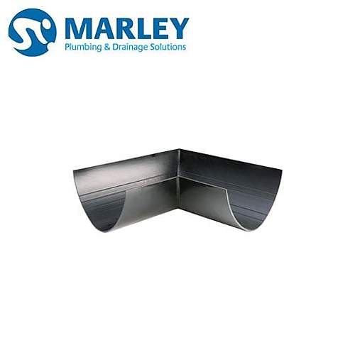 Marley Stormflo 200mm 90dg Angle - Black | Roofing Superstore®