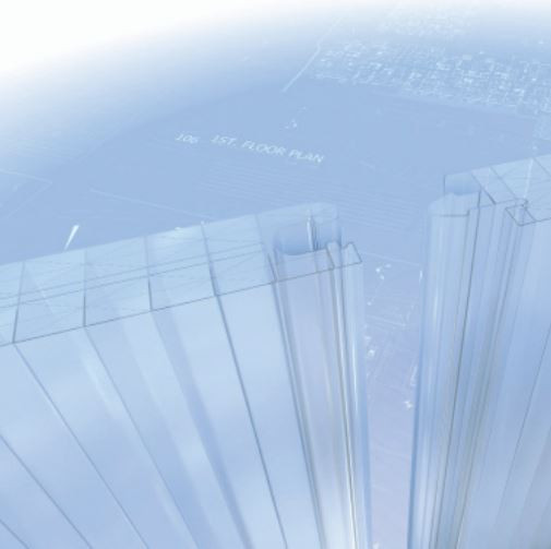 Marlon 40mm Clickfix Tenwall Pearlescent Polycarbonate Roof Sheet