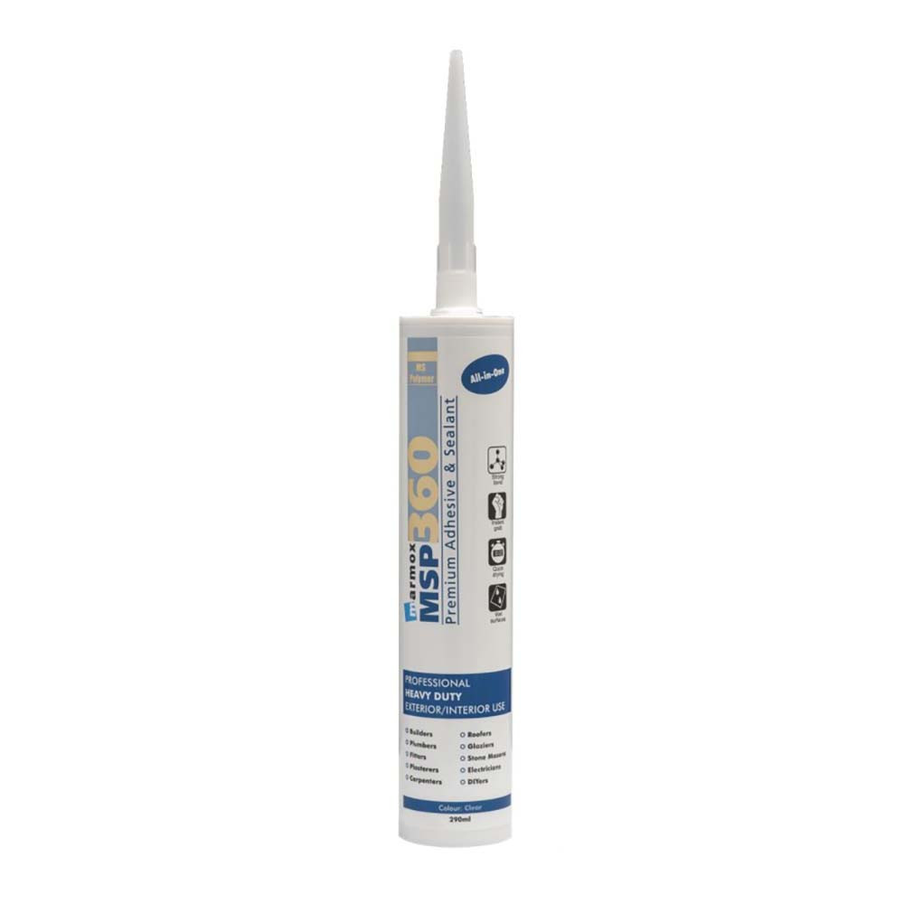 Marmox MSP360 Tile Backer Board Adhesive/Sealant 290ml Insulation
