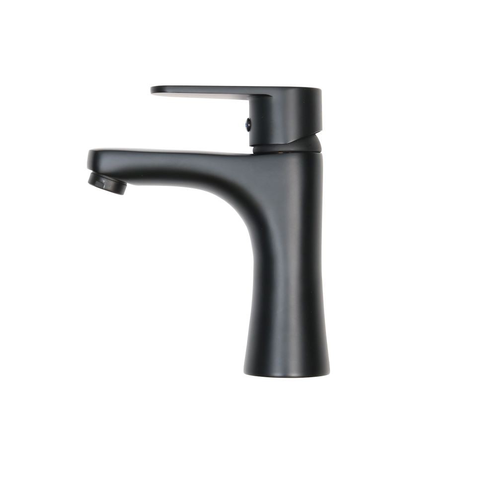 matt_black_single_lever_low_mixer_tap_side