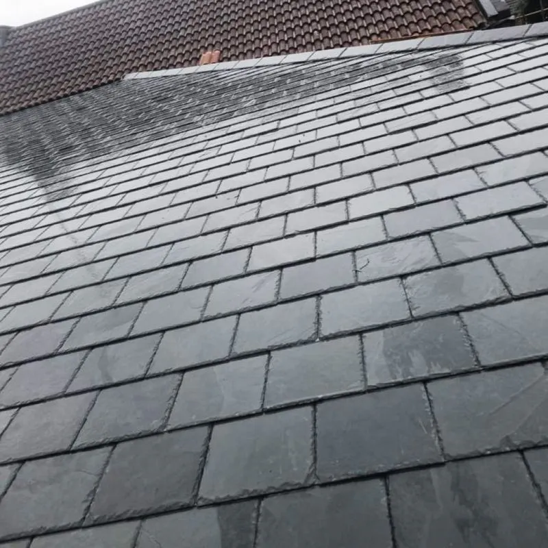 Mayan ArmouredSlate Graphite Low Pitch Slate and a Half Roof Tile ...