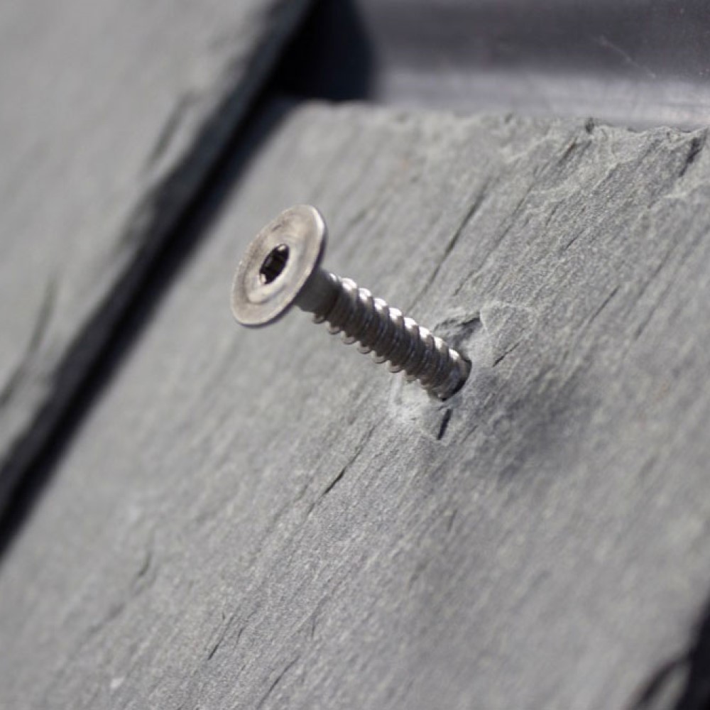 Mayan ArmouredSlate SlateFix Flat Head Screws - Box of 200 with Drill Bit