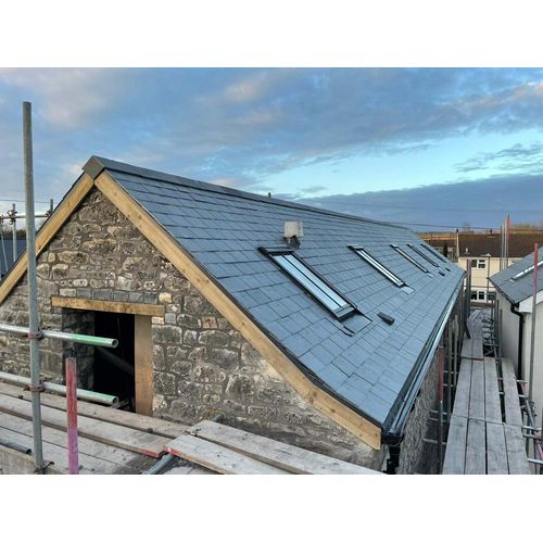 Mayan RealRidge Natural Slate All-in-One Graphite Ridge Tile - 90 ...