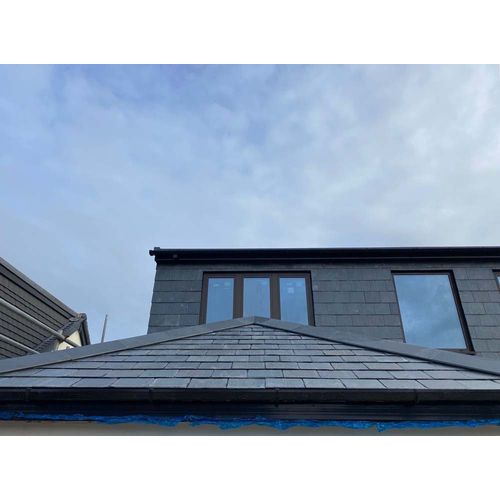Mayan RealRidge Natural Slate All-in-One Graphite Ridge Tile - 90 ...