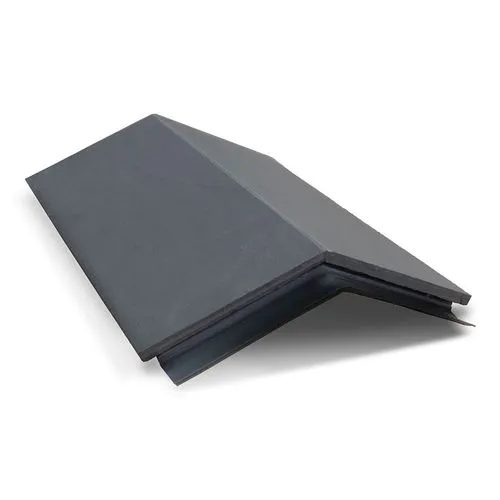 Main Ridge Tile Mayan RealRidge Natural Slate All-in-One Graphite Ridge Tile | Roofing ...